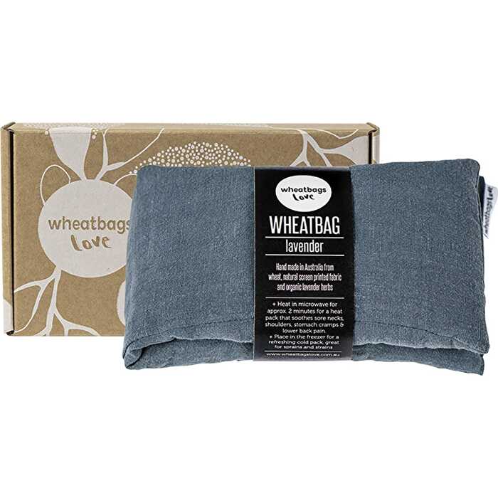 Wheatbags Love Wheatbag Luxe Linen Slate Lavender Scented