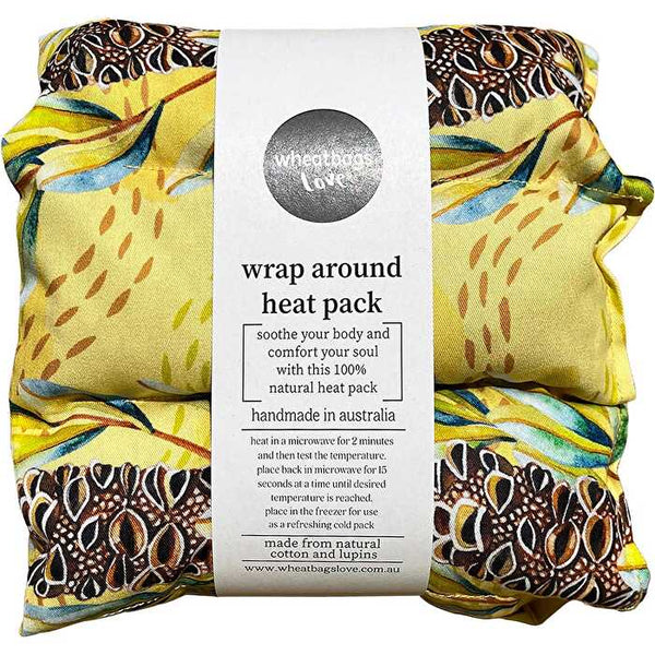 Wheatbags Love Wrap Around Heat/Cold Pack Banksia Pod