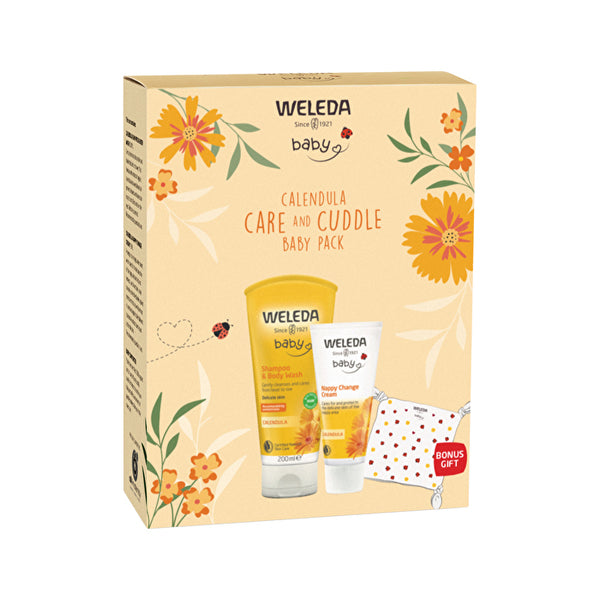 Weleda Baby Calendula Care and Cuddle Baby Pack