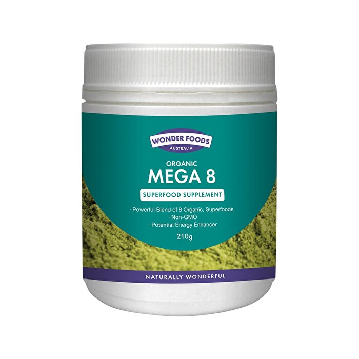 Wonder Foods Organic Mega 8 Superfood Supplement 210g