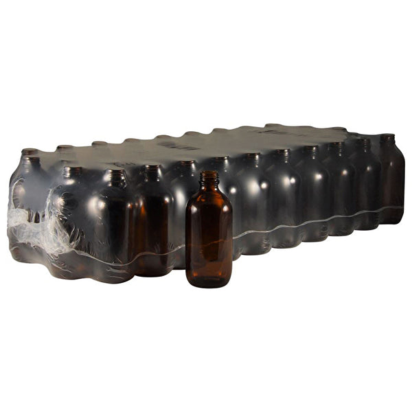 Dispensary & Clinic Items Bottle Glass Amber 24mm neck diameter (Tray of 50) 200ml