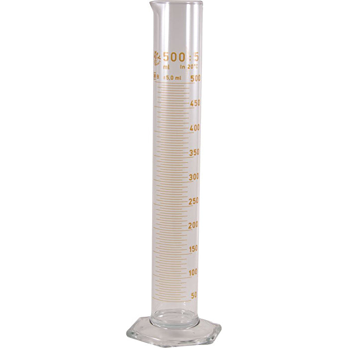 Dispensary & Clinic Items Measuring Cylinder Glass Graduated 500ml