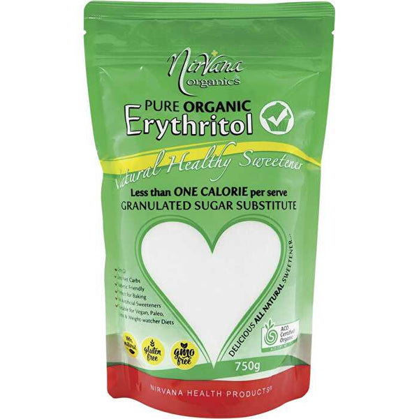 Nirvana Organics Erythritol Pure Organic 750g