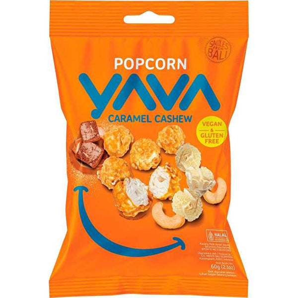 Yava Popcorn Caramel Cashew 60g