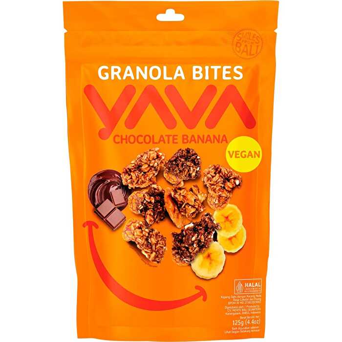 Yava Granola Bites Chocolate Banana 125g