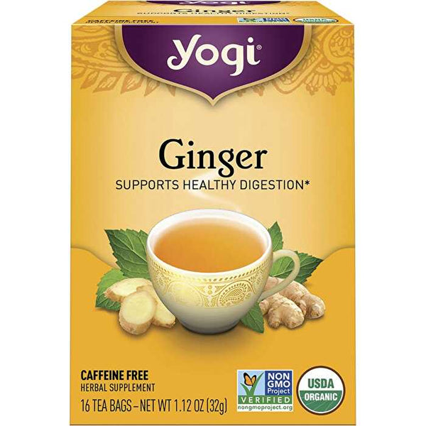 Yogi Tea Herbal Tea Bags Ginger 16pk