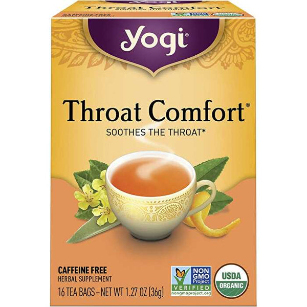 Yogi Tea Herbal Tea Bags Throat Comfort 16pk