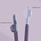 AMORTALS Double-Ended Micro Precision Eyebrow Razors – 2 Pieces