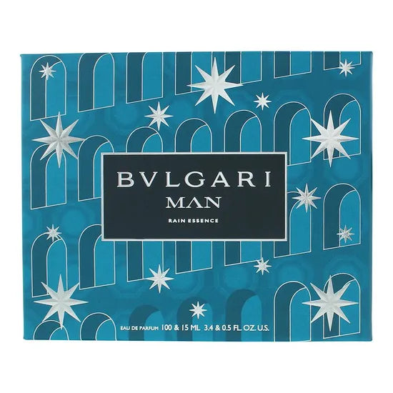 Bvlgari Man Rain Essence Giftset Eau De Parfum Spray 100ml/edp Spray 15ml 115ml