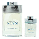 Bvlgari Man Rain Essence Giftset Eau De Parfum Spray 100ml/edp Spray 15ml 115ml