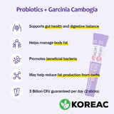 Lacto-Fit Diet Purple Slim Probiotics 60 Pack | Korean Gut & Metabolic Support Supplement