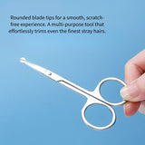 Nose Hair Scissors – Rounded Tip, Stainless Steel