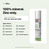EcoZinc Natural Mineral Sunscreen SPF50 Clear 100g