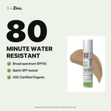EcoZinc Natural Mineral Sunscreen SPF50 TINTED 100g