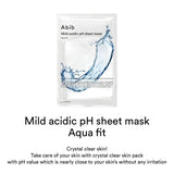 Abib Mild Acidic pH Sheet Mask Aqua Fit