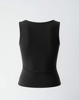 Pima Cotton Tank Top - Black