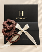 Honesty Beauty Pure Silk Hair Ties for Fine Hair - Set of 4