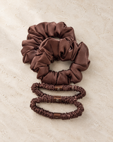 Honesty Beauty Pure Silk Hair Ties for Fine Hair - Set of 4