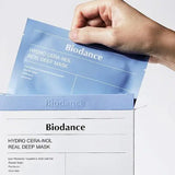 BIODANCE Hydro Cera-nol Real Deep Mask 4 Sheets – Hydration Blue