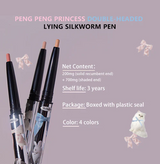 FLORTTE Double-Sided Eyeshadow Pencil – Dual-Ended Under Eye Highlight & Contour Stick for Natural Eye Makeup  Princess Aegyo Sal Volumizing