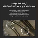 Growus Sea Salt Therapy Scalp Scaler 250g – Deep Cleansing Sea Salt Scalp Scrub for Fresh Scalp Care