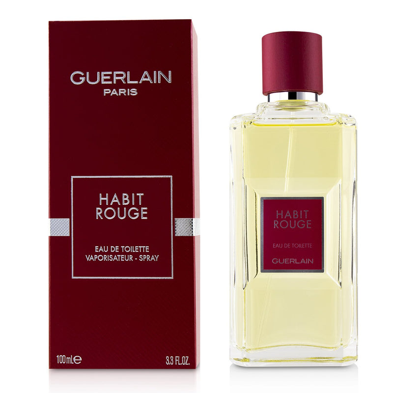 Guerlain Habit Rouge Eau De Toilette Spray  100ml/3.3oz