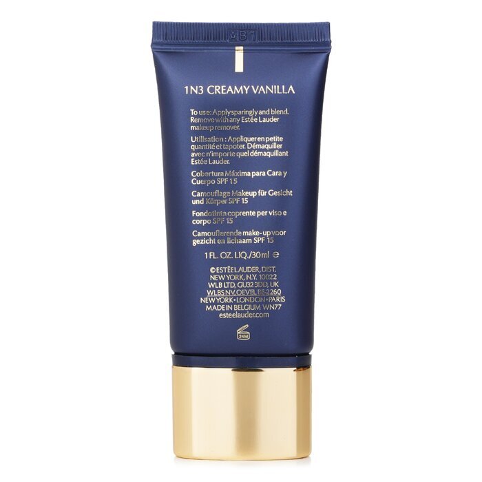 Estee Lauder Double Wear Maximum Cover Camouflage Make Up (Face & Body) SPF15 - #03/1N3 Creamy Vanilla 30ml/1oz