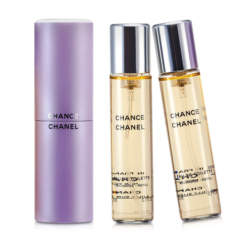 Chanel Chance Twist & Spray Eau De Toilette  3x20ml/0.7oz