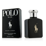 Ralph Lauren Polo Black Eau De Toilette Spray 75ml/2.5oz