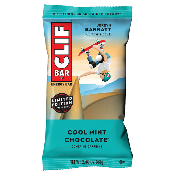CLIF Energy Bar Cool Mint Choc (49mg Caffeine) 68g