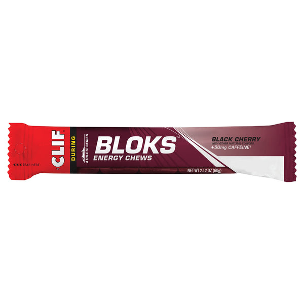 CLIF Bloks Energy Chews Black Cherry (50mg Caffeine) 60g