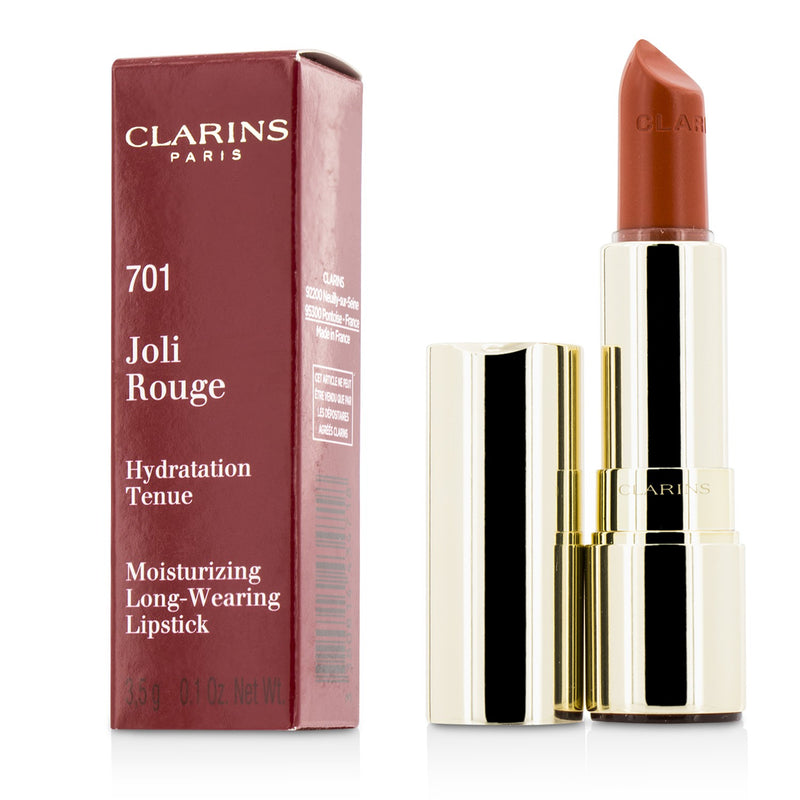Clarins Joli Rouge (Long Wearing Moisturizing Lipstick) - # 701 Orange Fizz 