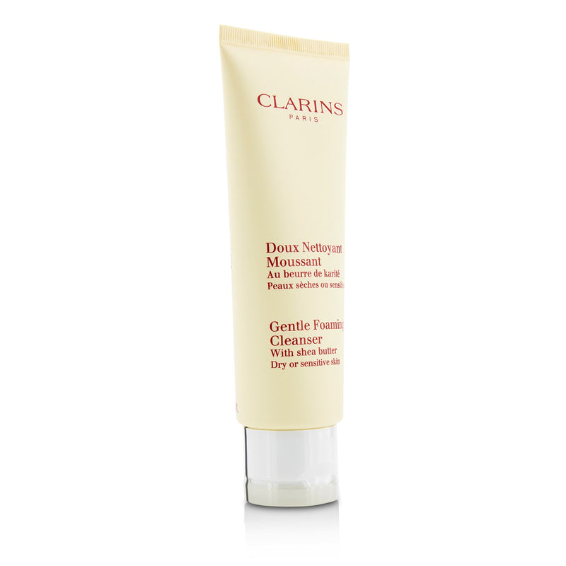 Clarins Gentle Foaming Cleanser with Shea Butter - Dry or Sensitive Skin  125ml/4.4oz