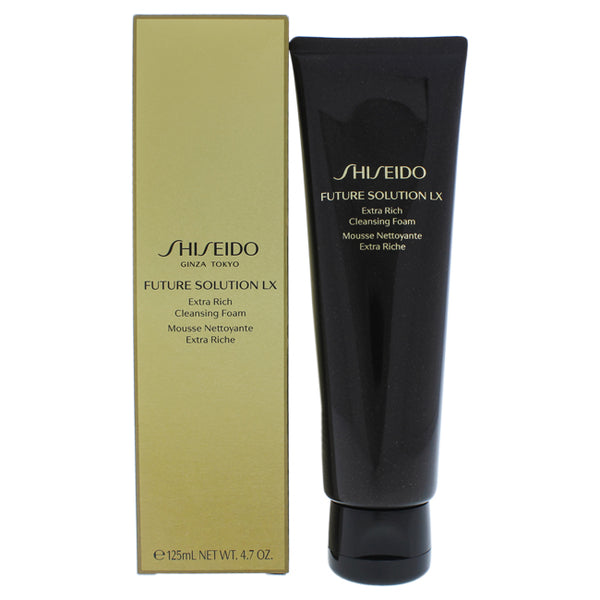 Shiseido Future Solution LX Extra Rich Cleansing Foam by Shiseido for Unisex - 4.7 oz Cleanser