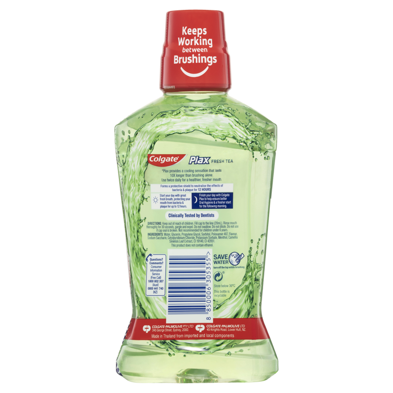 Colgate Mouthwash Plax Fresh Tea 500ml