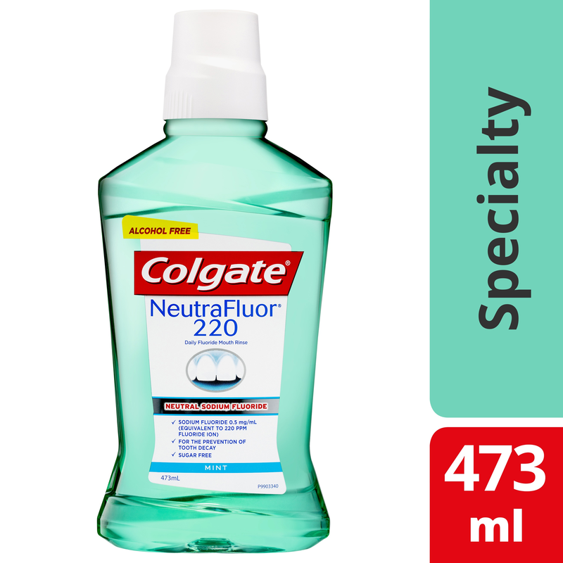 Colgate Neutrafluor Mouthwash Alcohol Free 473ml