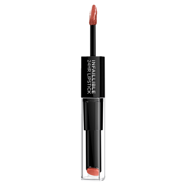 L'Oreal Paris Infallible Lipstick 2step 8ml - Incessant Russet