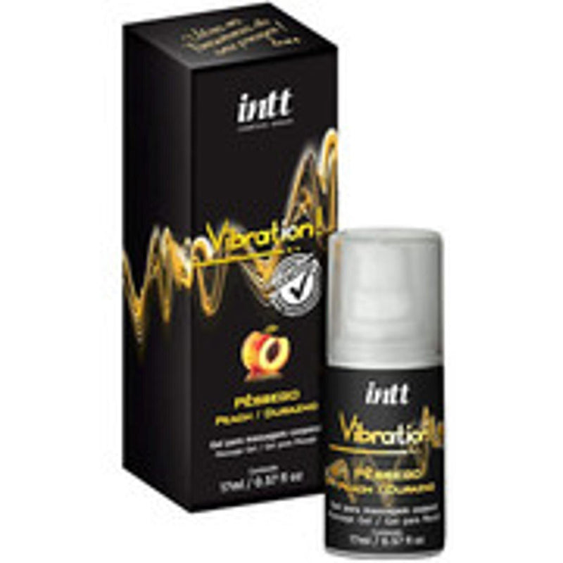 Intt Intt Vibration Tingling Effect Gel 17ml -Peach-  Fixed Size