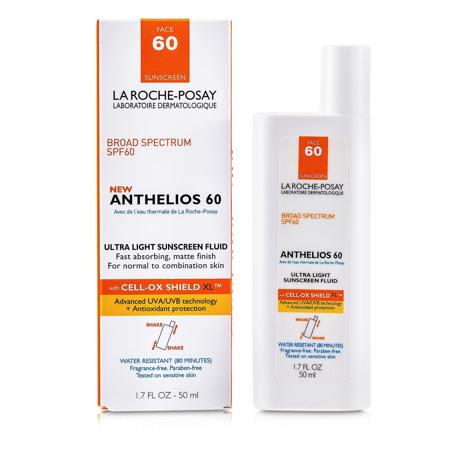 La Roche Posay Anthelios 60 Ultra Light Sunscreen Fluid (Normal ...