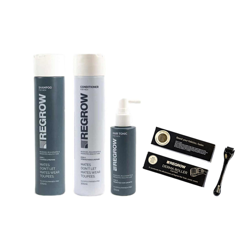 Regrow Hair Clinics Regrow Hair Clinics - Men?s 3 Months Hair Treatment 4pcs Set  Fixed Size