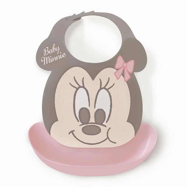 Disney baby DISNEY Baby First Time Removable Bib - Baby Minnie  Made In Japan  Fixed Size