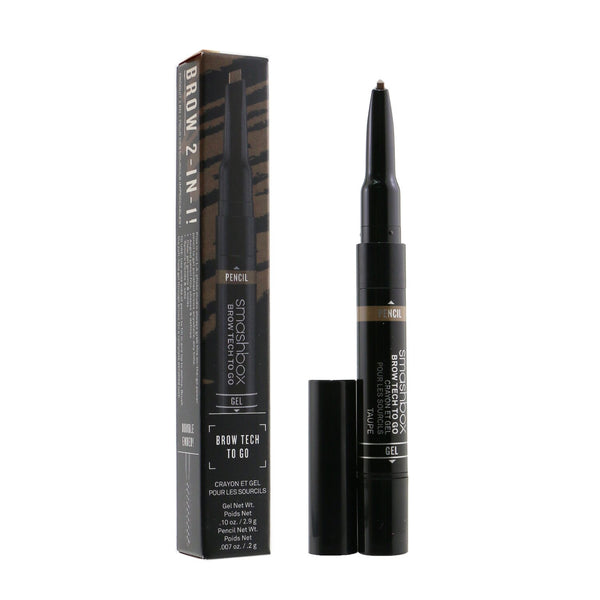 Smashbox Brow Tech To Go (Gel 2.9g/0.1oz + Pencil 0.2g/0.007oz) - Taupe  3.1g/0.107oz