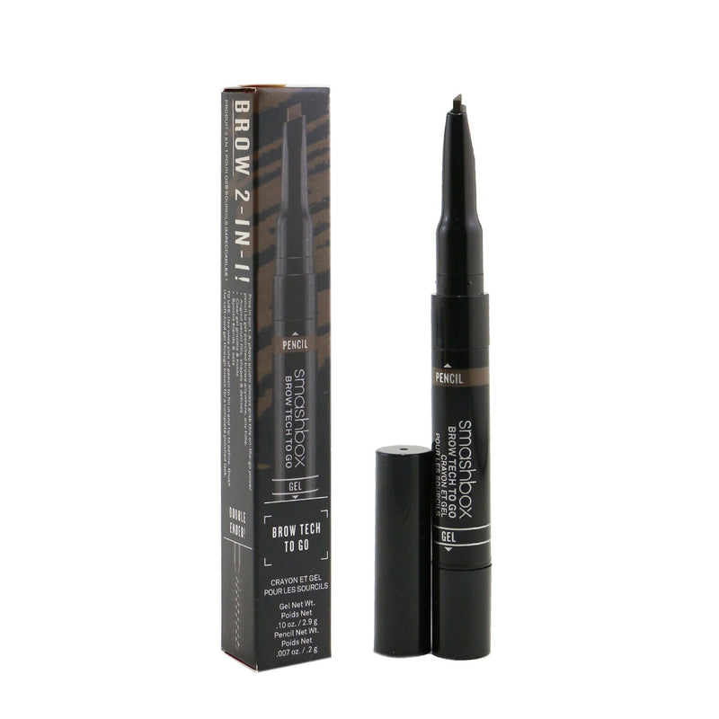 Smashbox Brow Tech To Go (Gel 2.9g/0.1oz + Pencil 0.2g/0.007oz) - Brunette  3.1g/0.107oz