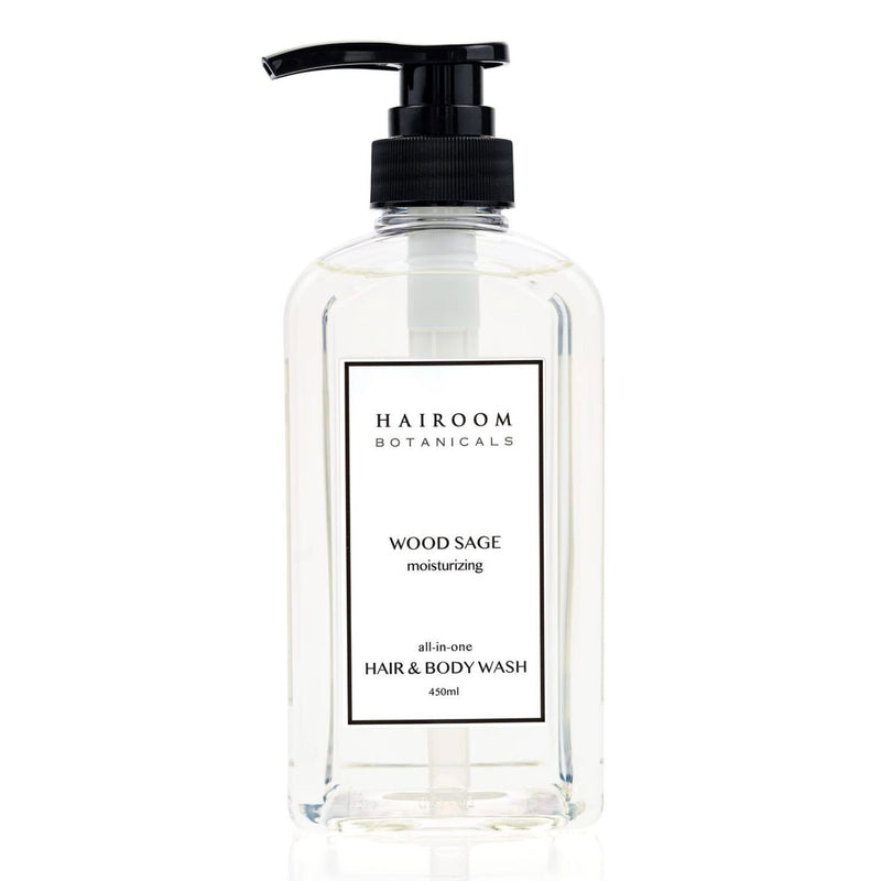 HAIROOM Moisturizing (Wood Sage) All-In-One Hair & Body Wash 450ml