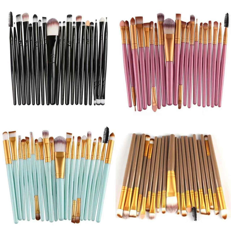 LOUISA LOUISA Makeup brush 20pcs special set  (Random Color)  Fixed Size