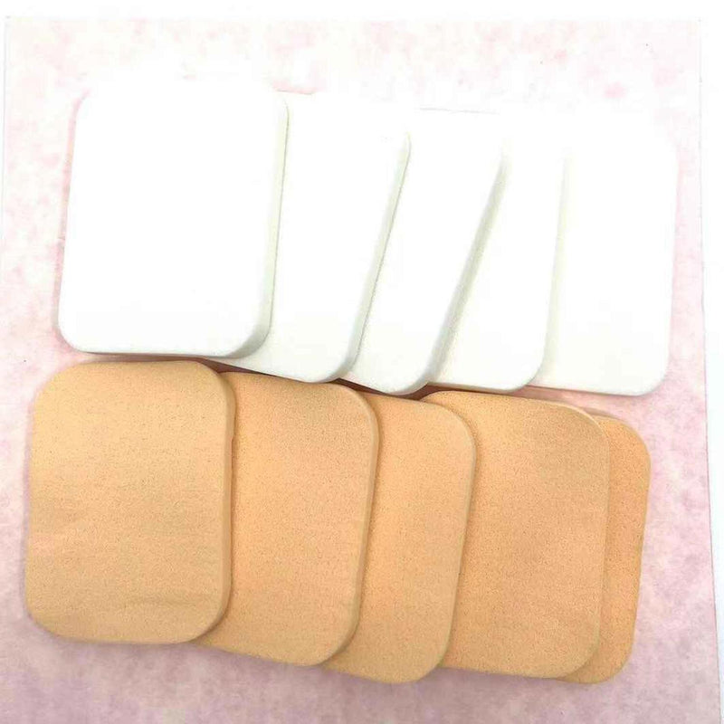 LOUISA LOUISA Makeup sponge puff (1 pack of 10 pieces) (Random Color)  Fixed Size