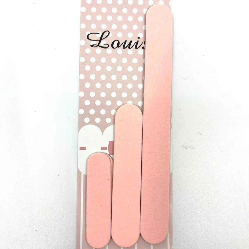 LOUISA Nail File (3 sets, 6 pcs)  Fixed Size