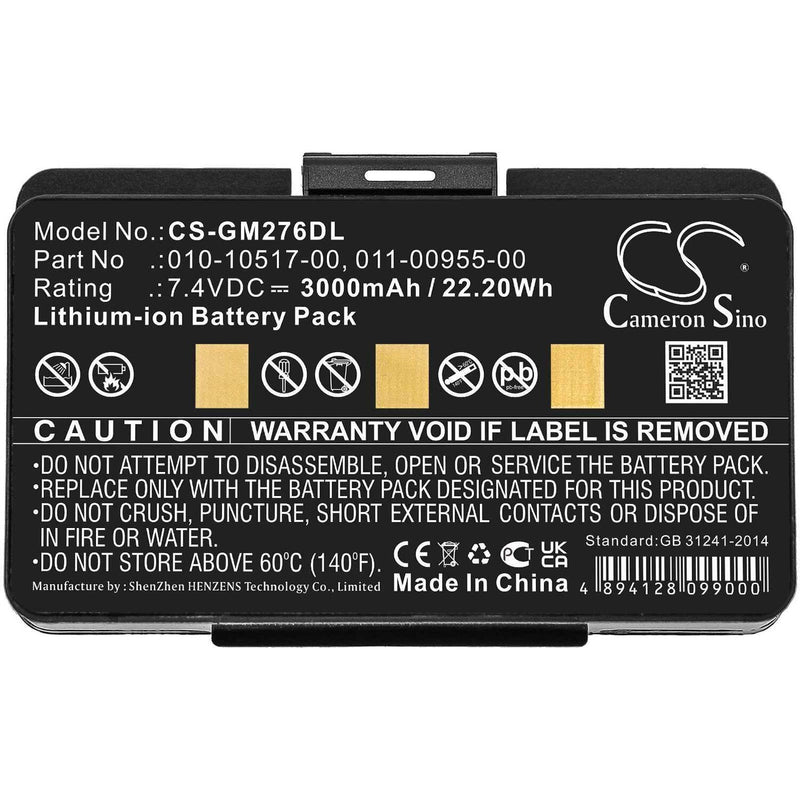 Garmin CS-GM276DL - replacement battery for Garmin  Fixed size