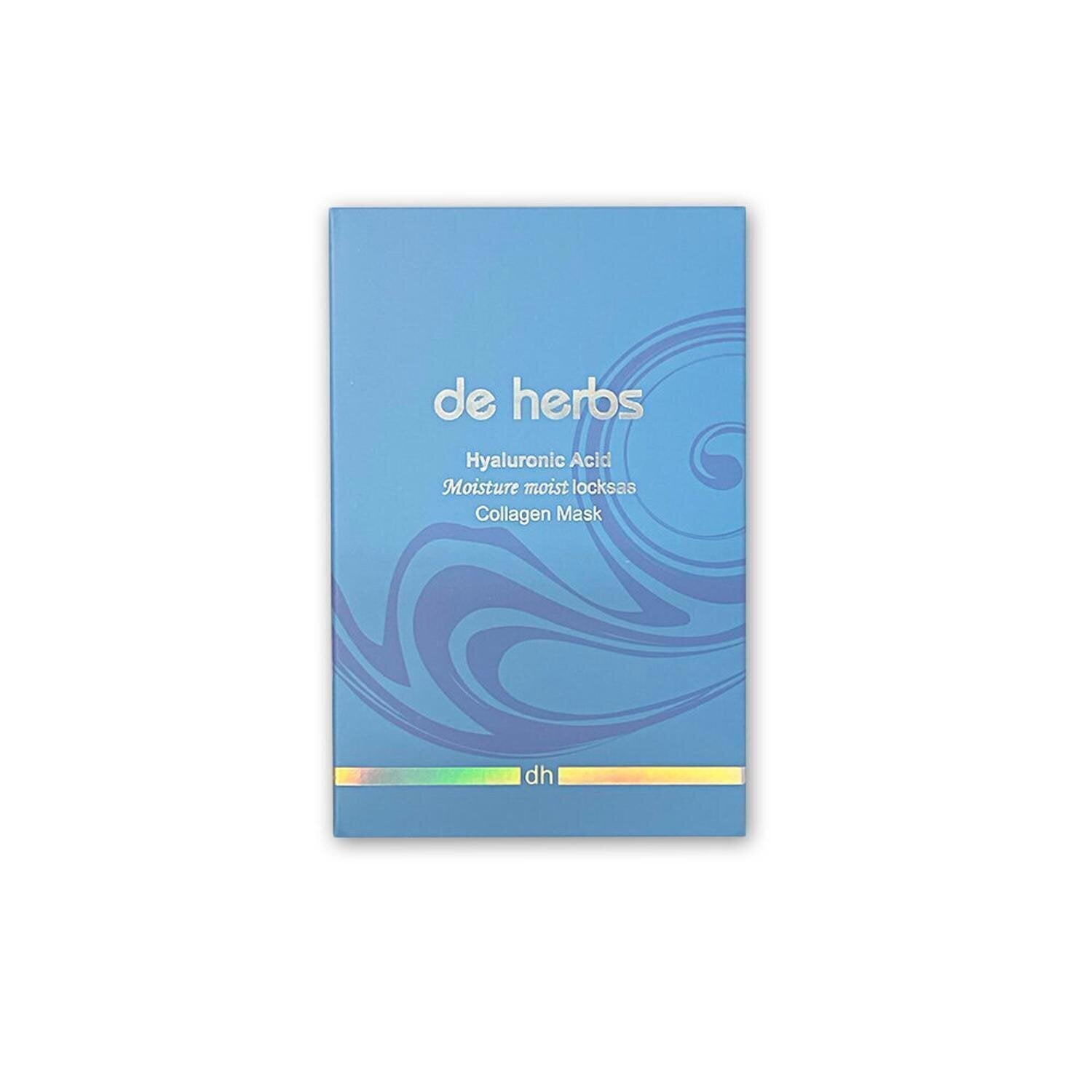 de herbs Hyaluronic Acid Moisture moist locksas Collagen Mask ? 6 sheet ...