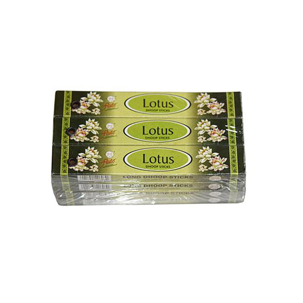 flute Wardrobe Fragrance Lotus - Long Dhoop Sticks - 12 Boxes  12 boxes set